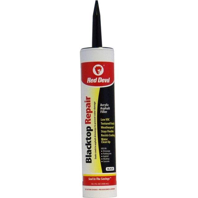 Red Devil 0637 Acrylic Asphalt Crack Filler Sealant  101 fl oz   Black  1 Pack