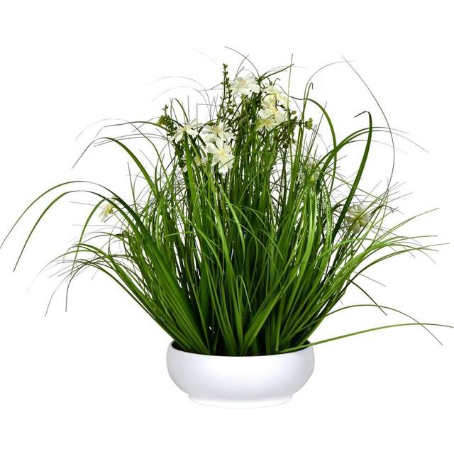 "Vickerman 21"""""""" Cream Potted Cosmos Grass - FV190421"