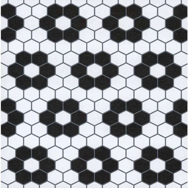 "FP3931 Biscotto Floor Tiles, Black, 12"" L x 12"" W x 0.6"" T"