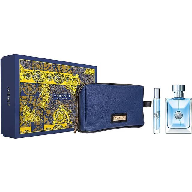 Versace New Homme Edt 100ml - Edt 10ml - Blue Bag