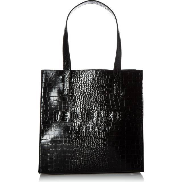 Croc Effect Small Icon Tote Bag