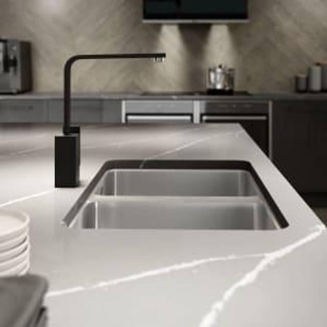 Abode New Media Matte Black Monobloc Kitchen Sink Mixer Tap AT1182