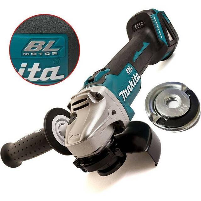 Makita DGA504Z 18v Cordless Brushless 125mm Angle Grinder Bare Tool + Flange Nut