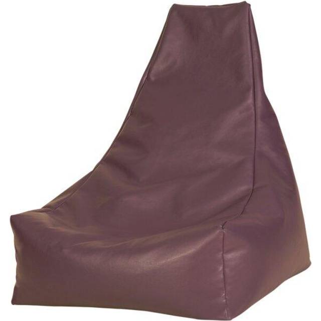 (Manhattan Purple) PU Leather GPod Bean Bag with Beans Filling