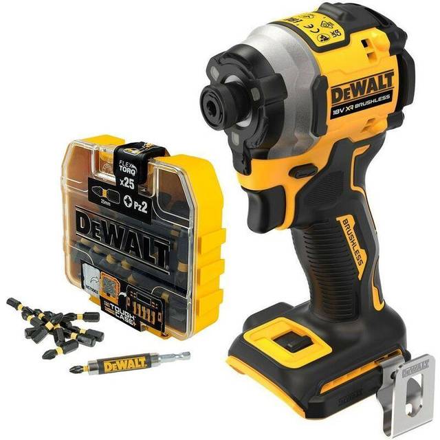 Dewalt DCF850N 18v XR Brushless Ultra Compact Impact Driver Bare + 25pc Torsion