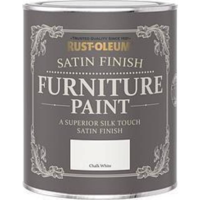 Rust-Oleum Satin Furniture Paint Chalk White 750Ml