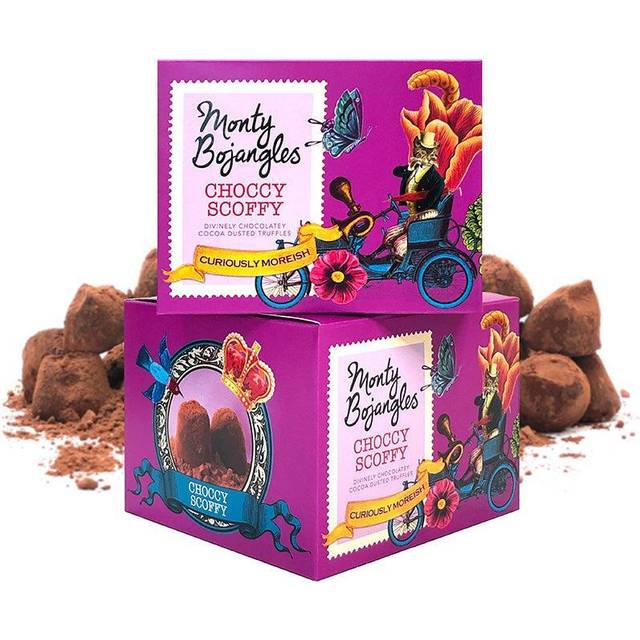 Monty Bojangles Choccy Scoffy Cocoa Dusted Truffles 150g