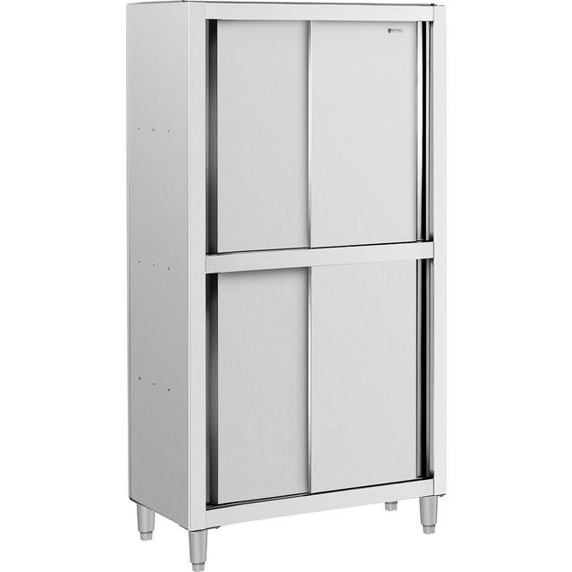 Stainless steel dish cabinet - 1000 x 500 x 1800 mm - Royal Catering RCDC-100