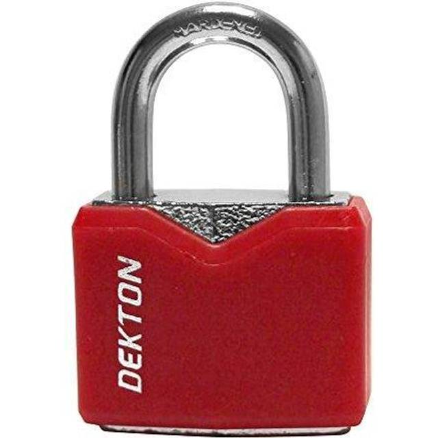 Dekton - Protected Security Padlock Steel Shackle 3 Keys 30mm Lock