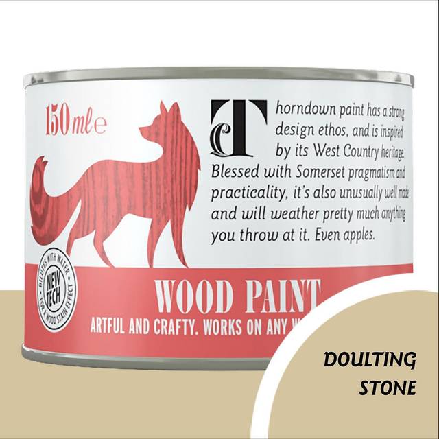 Thorndown Doulting Stone Wood Paint 150 ml, Cream