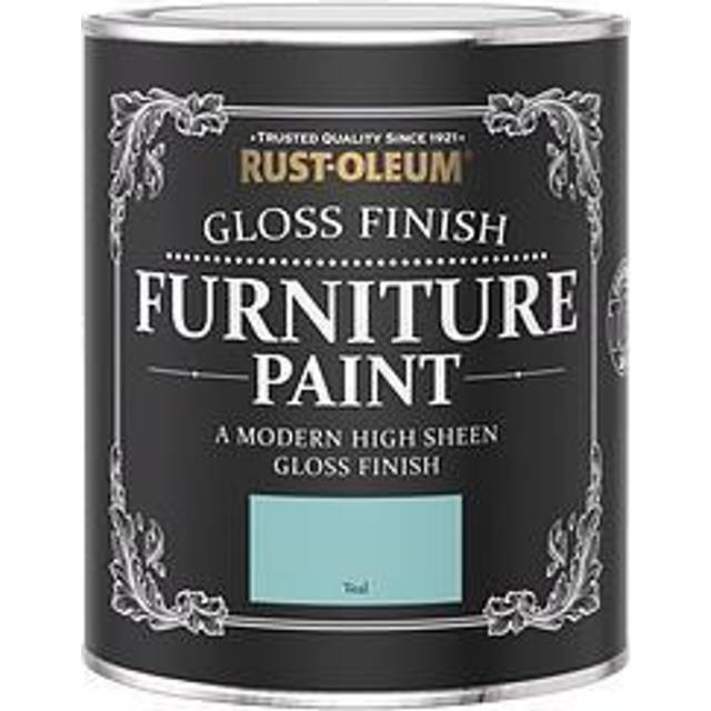 Rust-Oleum Gloss Furniture Paint - TEAL - 750ml - Blue
