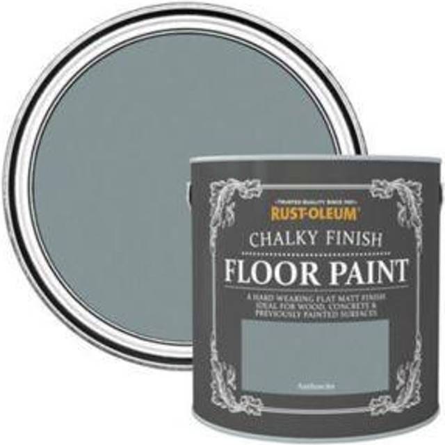 Chalky Floor Paint - Mid-Anthracite - Mid-Grey