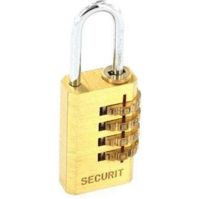 Securit Brass Combination Padlock