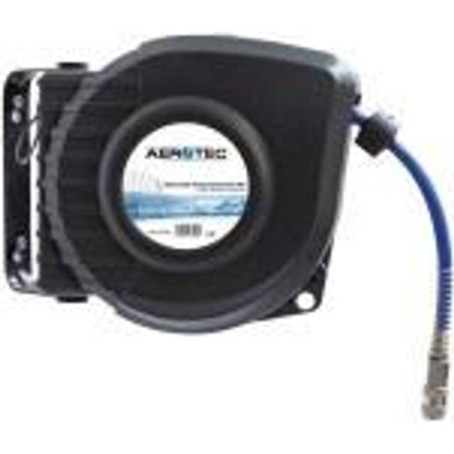 Aerotec 2009611 Air Hose Reel 8m 10bar Wall Mount Durable Design