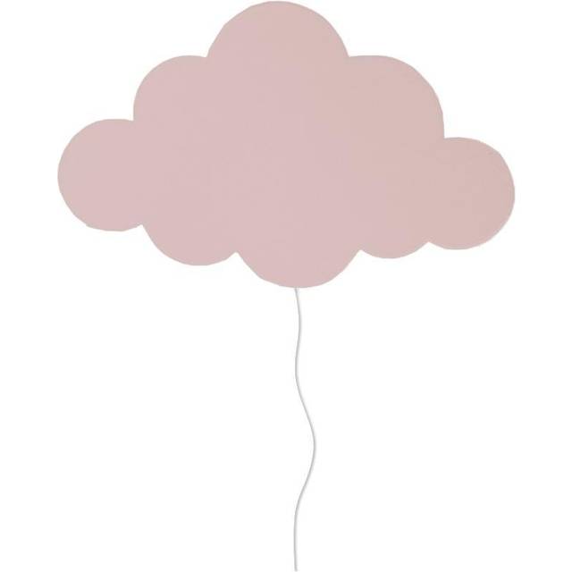 Ferm Living - Cloud Wall Lamp - altrosa/lackiert/BxH 40x25cm/CE-geprüft - dusty rose (25.0 x 40.0 x 6.5cm)