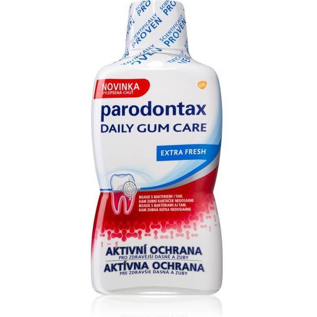 Parodontax Daily Gum Care Extra Fresh Munvatten För friska tänder och tandkött Extra Fresh 500 ml