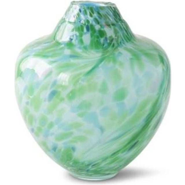 Magnor - Unik Skulptur Konstglas 24 cm Grön