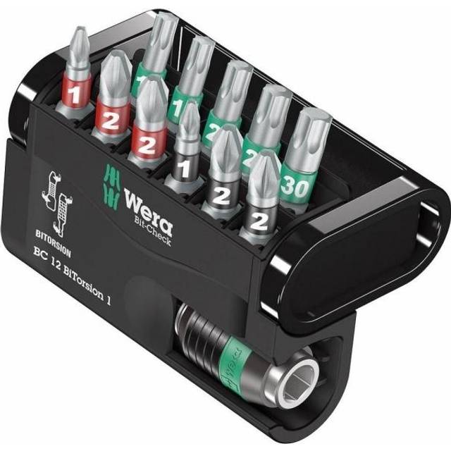 Wera Bit-Check 12 BiTorsion 1 All round Long Life bit set fo