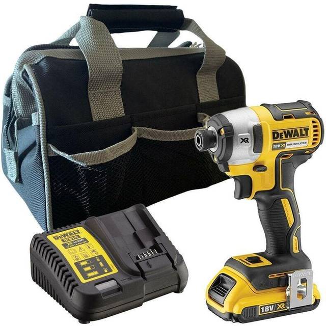 Dewalt DCF887D1 18V XR G2 Brushless 3 Speed Impact Driver - 1 x 2.0ah + Bag