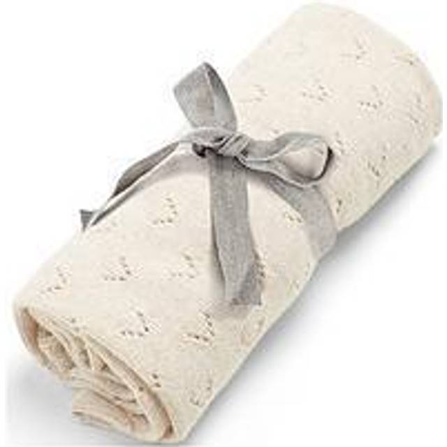 Mamas & Papas Knitted Blanket - Oat Pointelle, Oatmeal