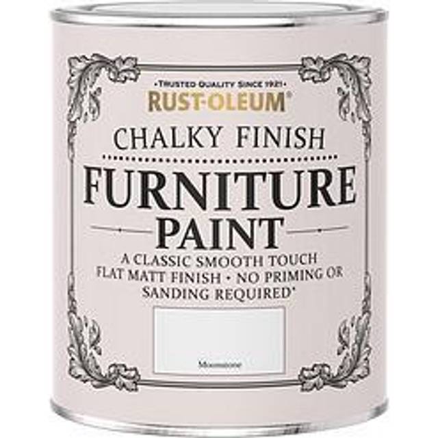 Rust-Oleum Chalky Furniture Paint - Moonstone 750ml - White