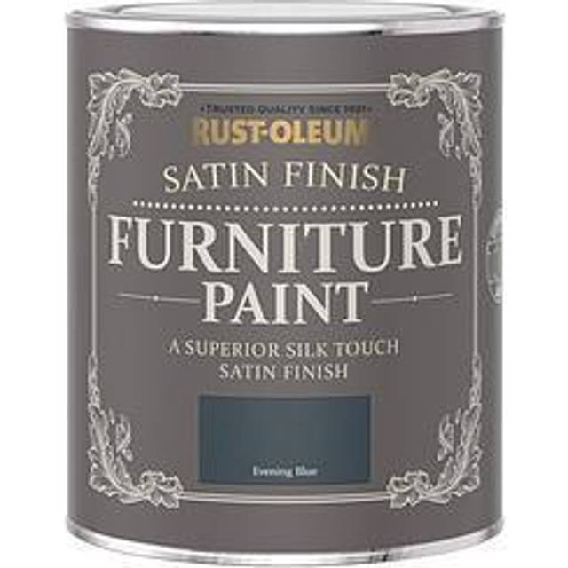 Rust-Oleum Satin Finish Furniture Paint In Evening Blue &Ndash; 750 Ml Tin