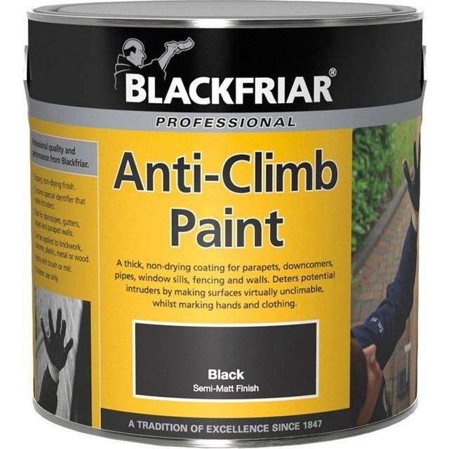 Blackfriar Anti-Climb Paint Black 1L Plastic