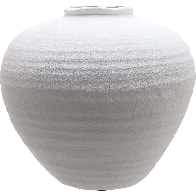Regola Large Matt White Ceramic Vase