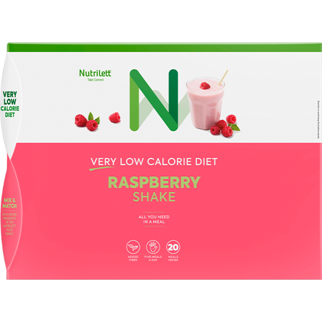 Nutrilett Raspberry Shake 20 portioner