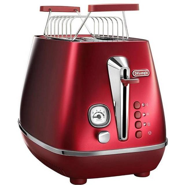 DeLonghi Icona Capitals CTOC 2103.R Toaster, 900 W - Red