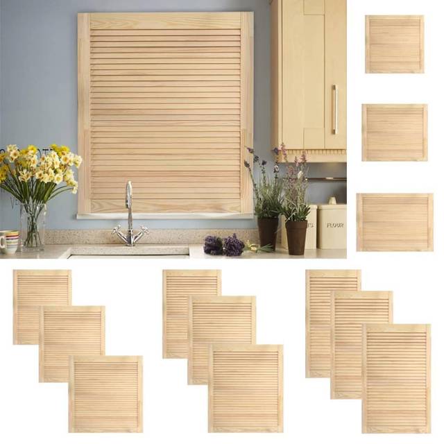 vidaXL Skåpluckor lamelldesign 2 st 39,5x49,4 cm massiv furu