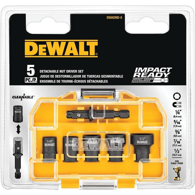 DEWALT Nut Driver Set  Detachable  5-Piece (DWADND5)