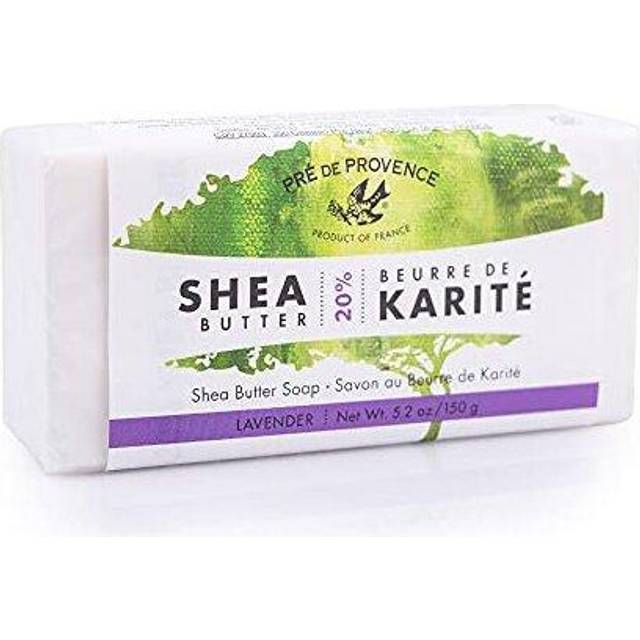 Pre de Provence Soothing & Moisturizing 20% Pure Shea Butter Soap Bar (150 g) - Lavender