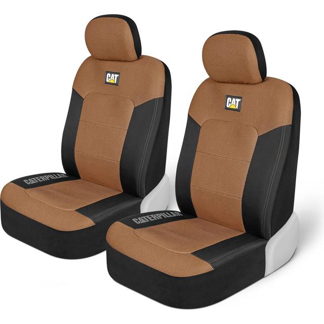 Cat MeshFlex Automotive Seat Covers for Cars Trucks and SUVs (Set of 2) - Beige Car Seat Covers for Front Seats  Truck Seat Protectors with Comfortabl