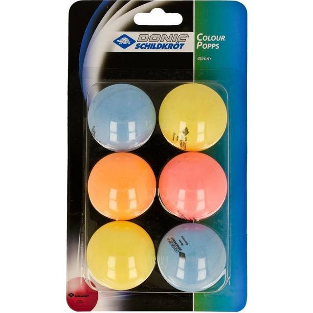 Pingisbollar Poly 40+, 6 stk. - Ø 4 cm.