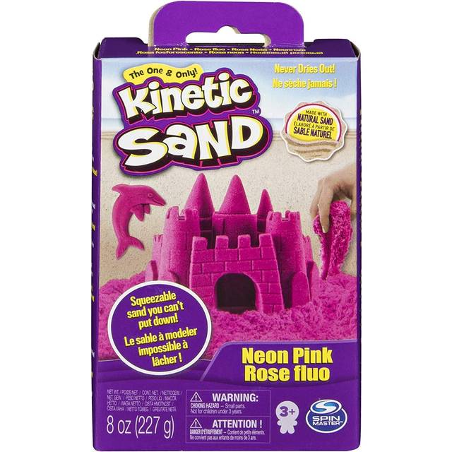 Kinetic Sand 8oz Neon Sand Refill Box (Styles Vary)