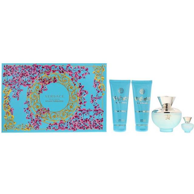 Versace Dylan Turqoise Pour Femme 4 Piece Gift Set