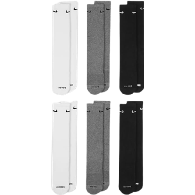 Nike Training – Everyday Plus – Flerfärgade sportstrumpor med dämpning, 6-pack-Flera