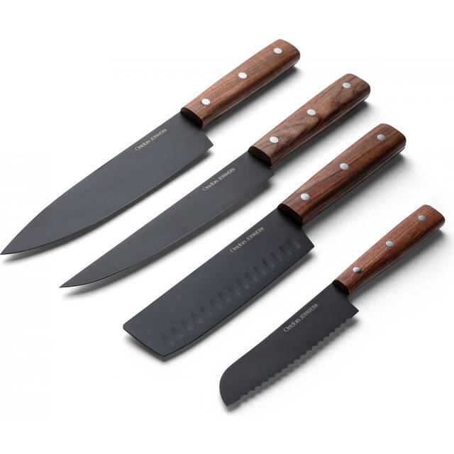 Orrefors Jernverk Köksknivar 4-pack Svart 1 set Svart
