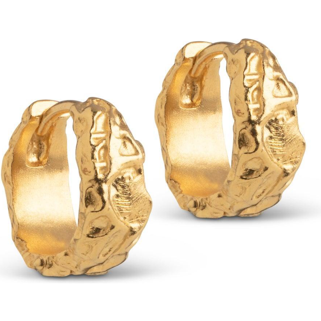 ENAMEL COPENHAGEN Nela Hoops |Guld |One Size