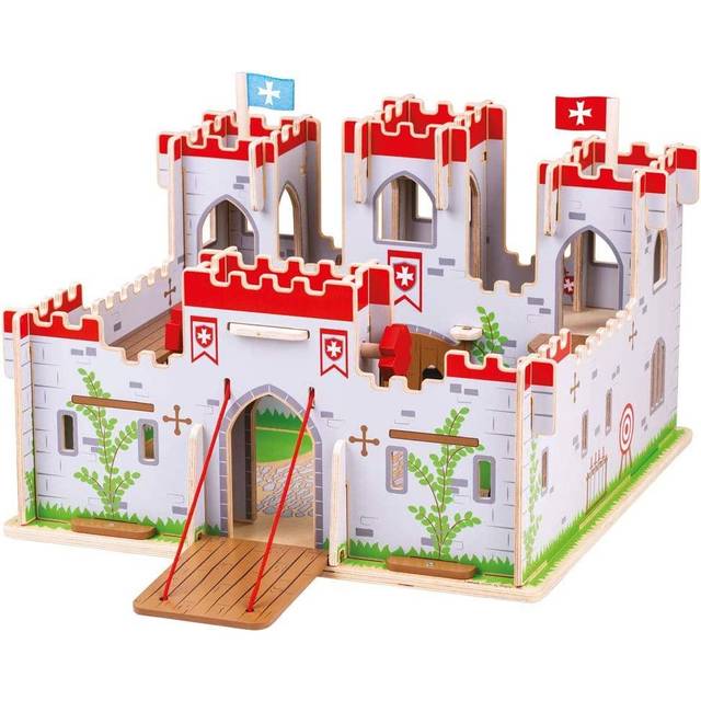 Bigjigs Toys Wooden King George's Castle Playset, Multi