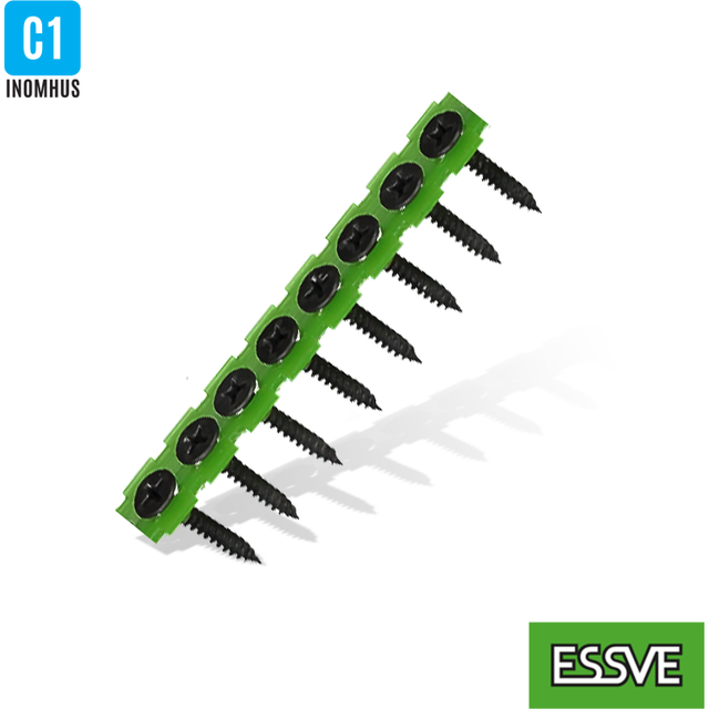Bandad Gipsskruv För Stålregel 3,5x25mm Fosfaterad C1 1000st Essve