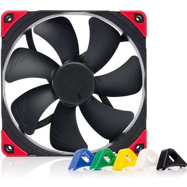 Noctua NF-A14 PWM chromax.black.swap, Tyst Premiumfläkt, 4-pin (140 mm, Svart)