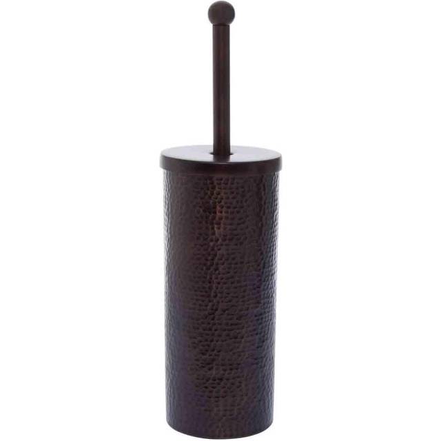 Hammered Effect Toilet Brush - bronze - ONE SIZE