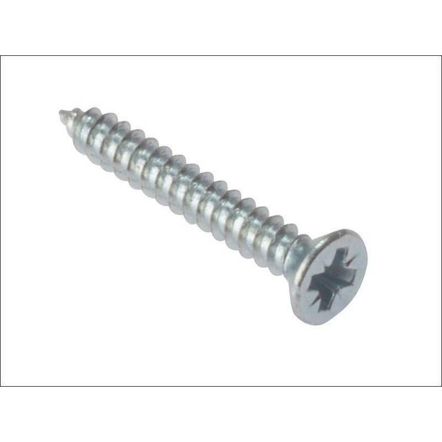 Unbranded Self Tapping Countersunk Pozi Screw 3/4" x 6 (200 Pack) in Silver Plastic