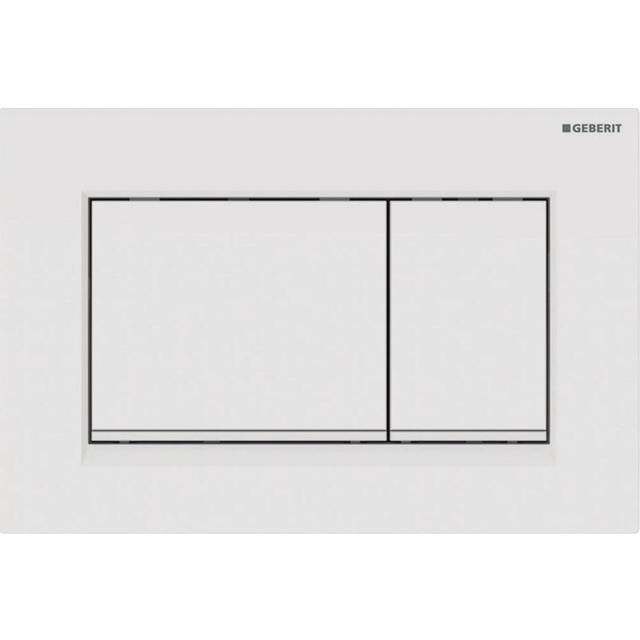 Geberit, Kontrollplatta Sigma30 115.883.11.1 2-kvantitetssköljning, alpin vit 115883111