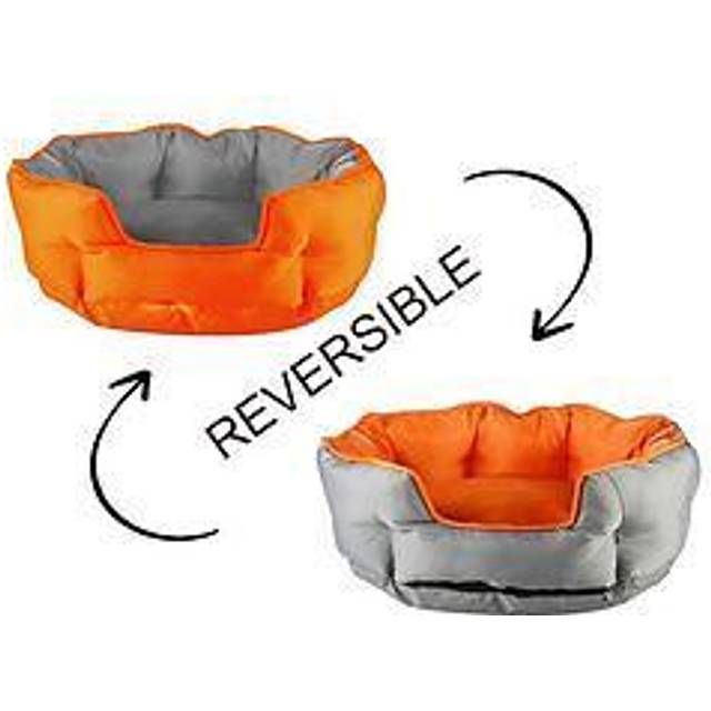 Water Resistant Donut Dog Bed M - Orange
