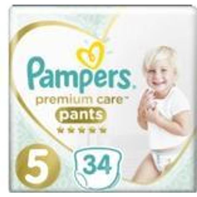 34 PAMPERS PREMIUM CARE BYXOR GR. 5, 12–17 kg
