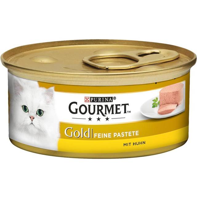 Ekonomipack: Gourmet Gold Fine Paté 48 x 85 g - Anka & spenat
