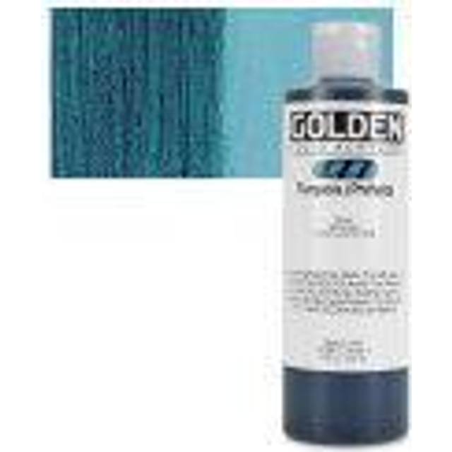 Golden : Fluid : Acrylic Paint : 236ml (8oz) : Turquoise (Phthalo)